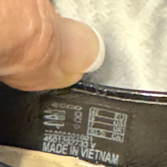 Ecco Black Danish Design Patent mint shape size 9 - Picture 10 of 12